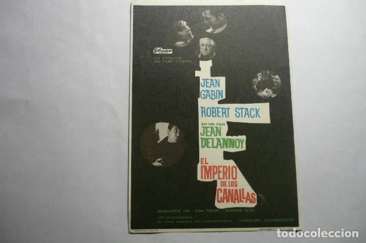 Cine: programa el imperio de los canallas- jean gabin - Foto 1