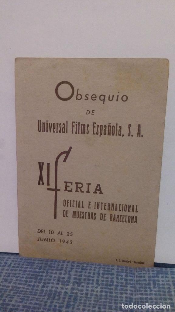 Cine: MARES DE JAVA - CHARLES BICKFORD / ELIZABETH YOUNG - PROGRAMA DE MANO CON PUBLICIDAD AL DORSO - Foto 2