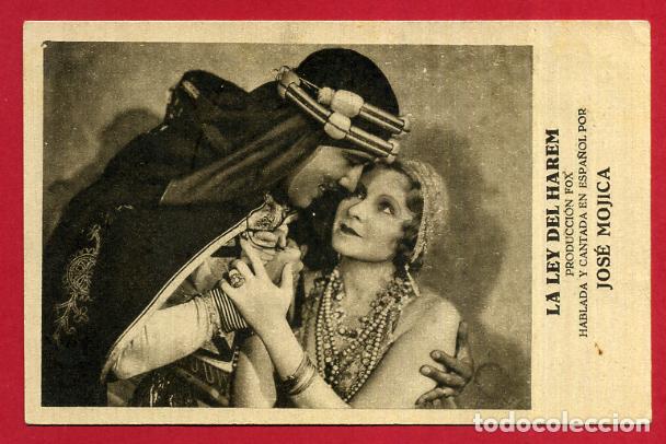 Folhetos de m&atilde;o de filmes antigos de cinema: LA LEY DE HAREM , TARJETA , ORIGINAL , PM10921