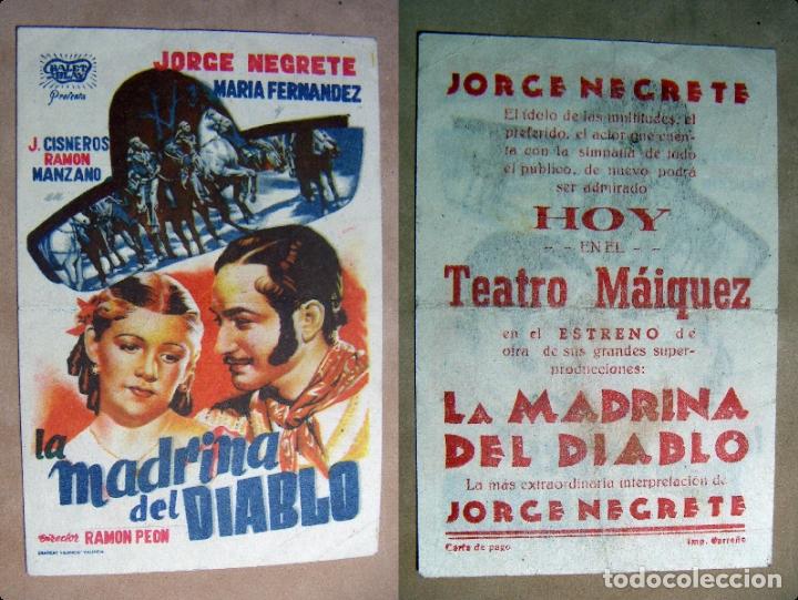 Cine: PROGRAMA DE CINE LA MADRINA DEL DIABLO PUBLICIDAD TEATRO MAIQUEZ