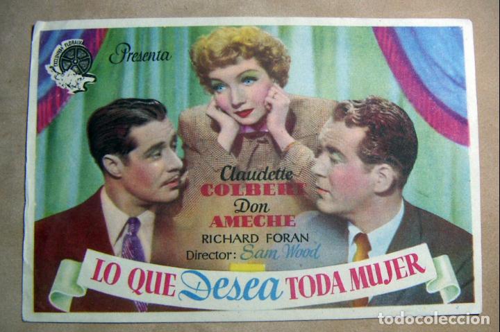 Cine: PROGRAMA DE CINE LO QUE DESEA TODA MUJER SIN PUBLICIDAD - Foto 1