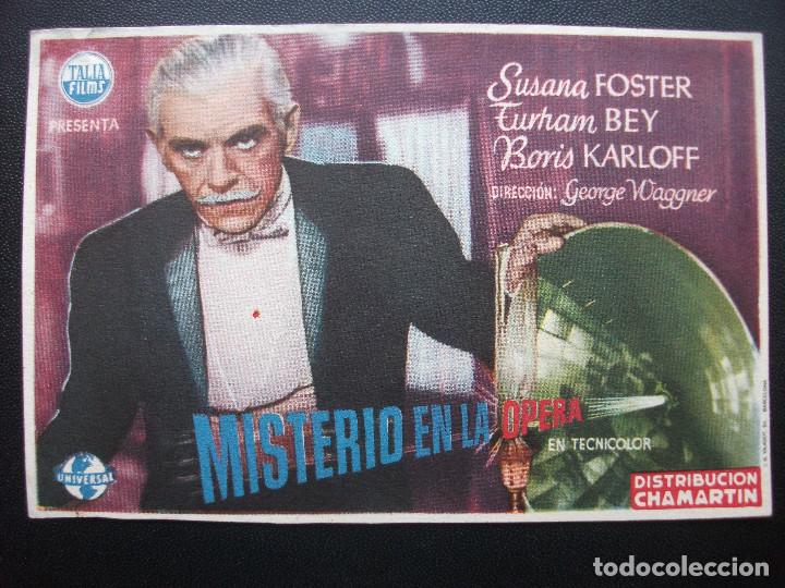 Cine: MISTERIO EN LA OPERA, BORIS KARLOFF - Foto 1