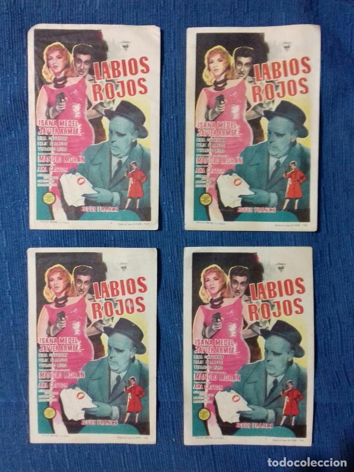 Cine: JESS FRANCO- LABIOS ROJOS. Programas de cine - Foto 1