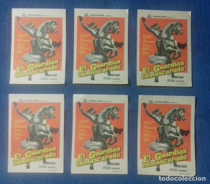 Cine: EL GUARDIAN ENMASCARADO. Programas de cine. - Foto 1