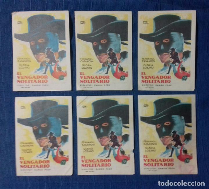 Cine: EL VENGADOR SOLITARIO. Programas de cine - Foto 1