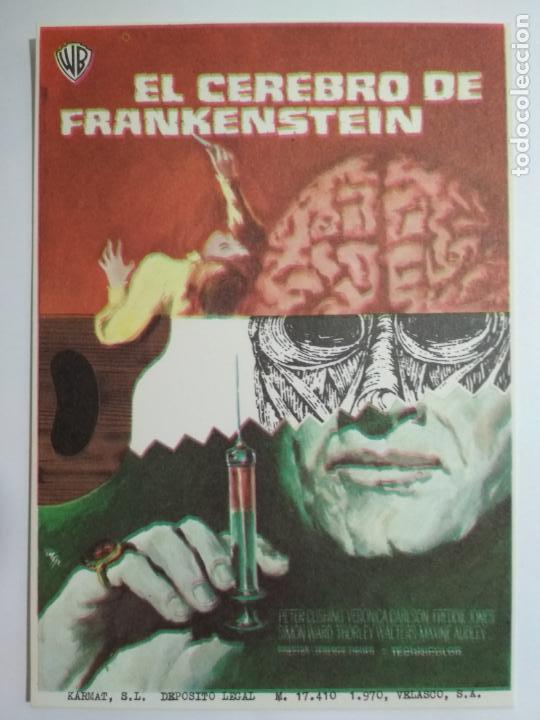 Cine: EL CEREBRO DE FRANKENSTEIN, A&Ntilde;OS 70, SIN PUBLICIDAD