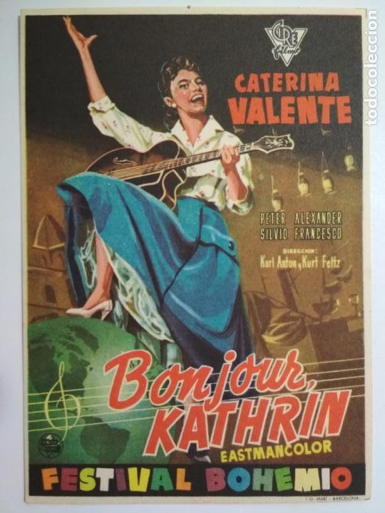 Kino: BONJOUR, KATHRIN CON CATERINA VALENTE, A&Ntilde;OS 60, SIN PUBLICIDAD
