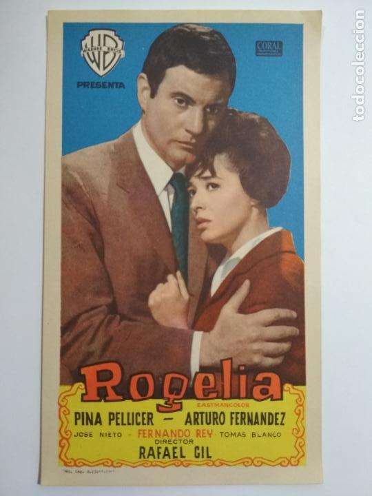  Flyers Publicitaires de films Anciens: ROGELIA CON ARTURO FERNANDEZ, A&Ntilde;OS 60, SIN PUBLICIDAD