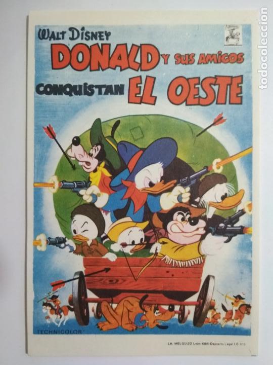  Flyers Publicitaires de films Anciens: DONALD Y SUS AMIGOS CONQUISTAN EL OESTE, A&Ntilde;OS 60, SIN PUBLICIDAD