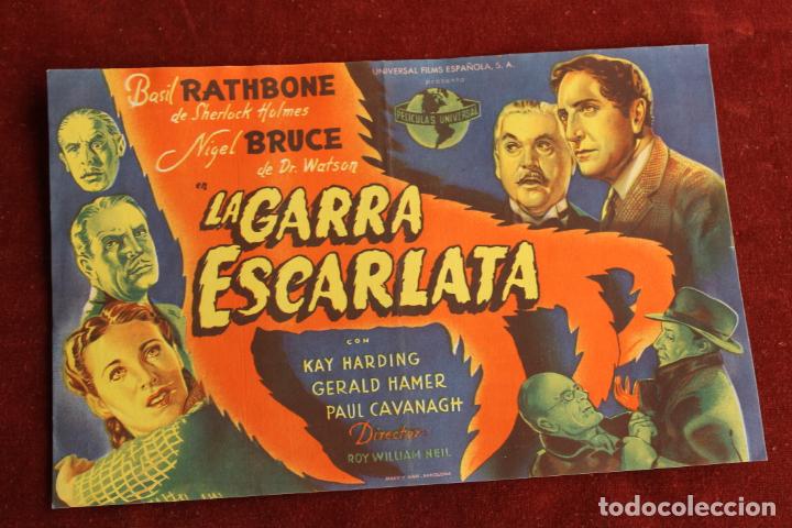 Cine: PROGRAMA DOBLE DE MANO DE LA PEL&Iacute;CULA LA GARRA ESCARLATA - Foto 1