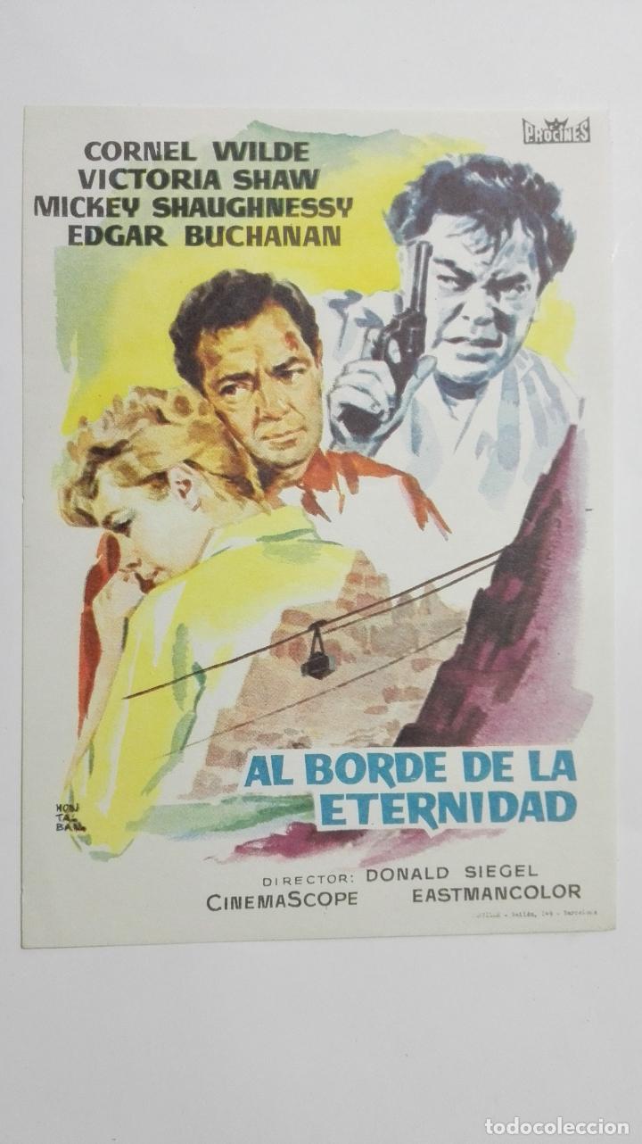  Flyers Publicitaires de films Anciens: AL BORDE DE LA ETERNIDAD, SIN PUBLICIDAD