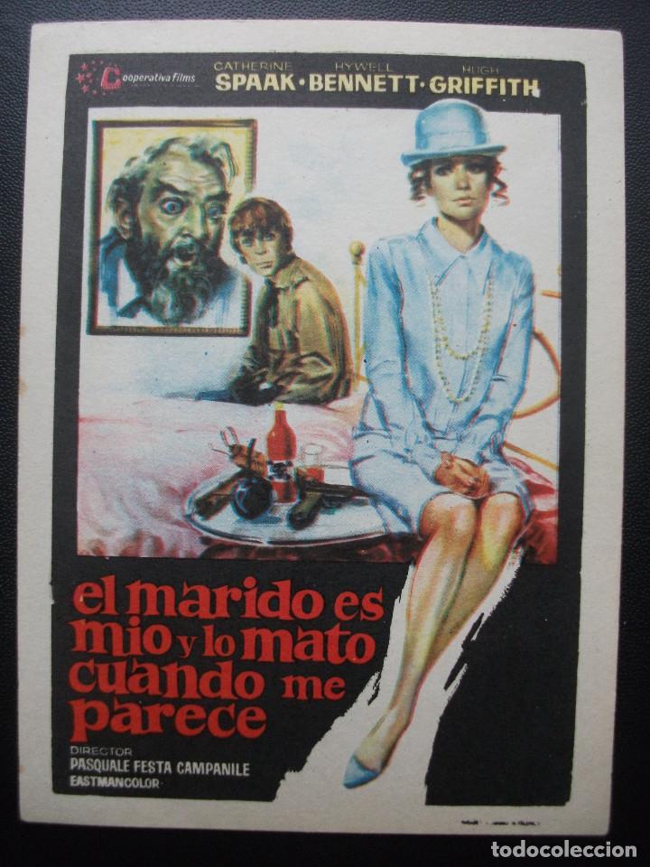  Flyers Publicitaires de films Anciens: EL MARIDO ES MIO Y LO MATO CUANDO ME PARECE, CATHERINE SPAAK