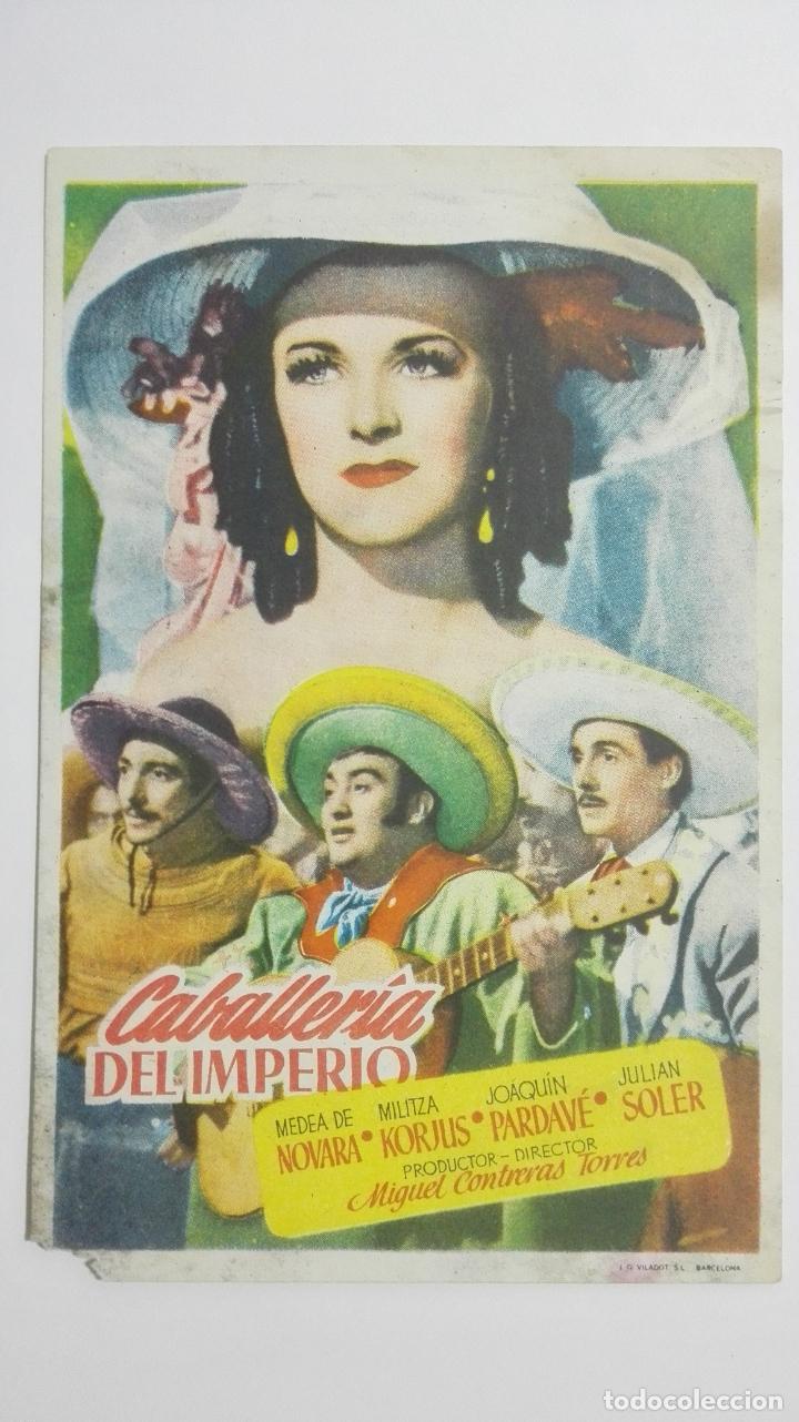  Flyers Publicitaires de films Anciens: CABALLERIA DEL IMPERIO, SIN PUBLICIDAD