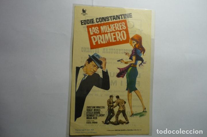 Cine: programa las mujeres primero -eddie constantine -publicidad - Foto 1