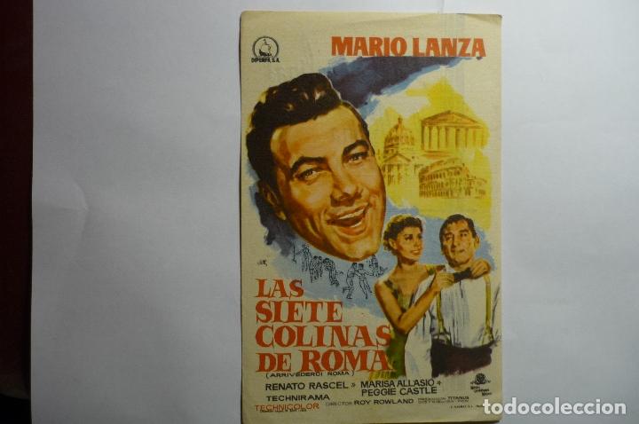  Foglietti di film di film antichi di cinema: programa las siete colinas de roma-mario lanza publicidad monterrosa reus