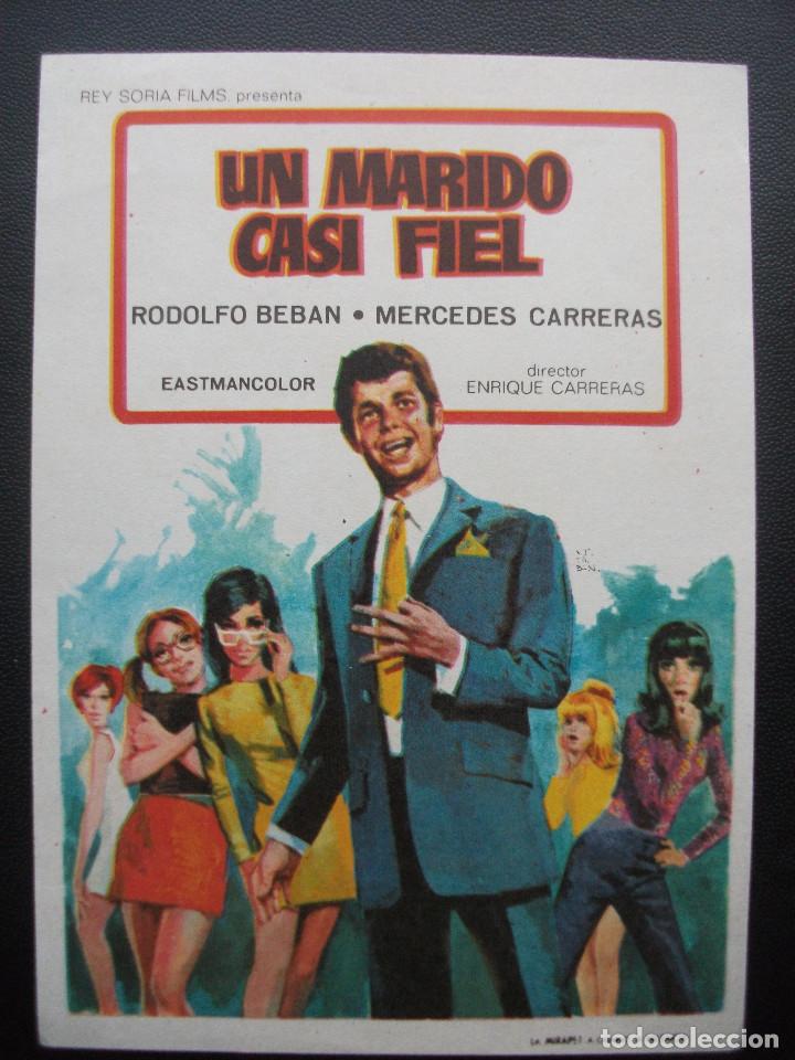  Foglietti di film di film antichi di cinema: UN MARIDO CASI FIEL, RODOLFO BEBAN
