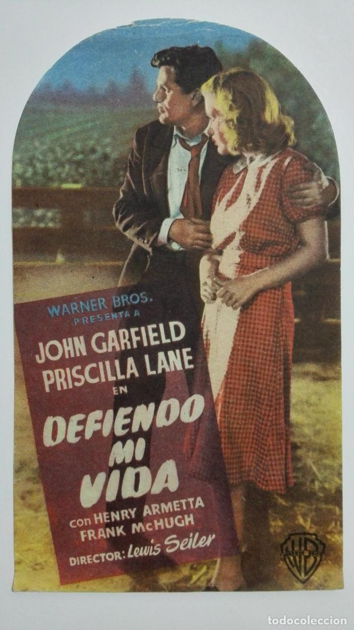 Foglietti di film di film antichi di cinema: FOLLETO DE CINE, DEFIENDO MI VIDA, A&Ntilde;OS 50, SIN PUBLICIDAD