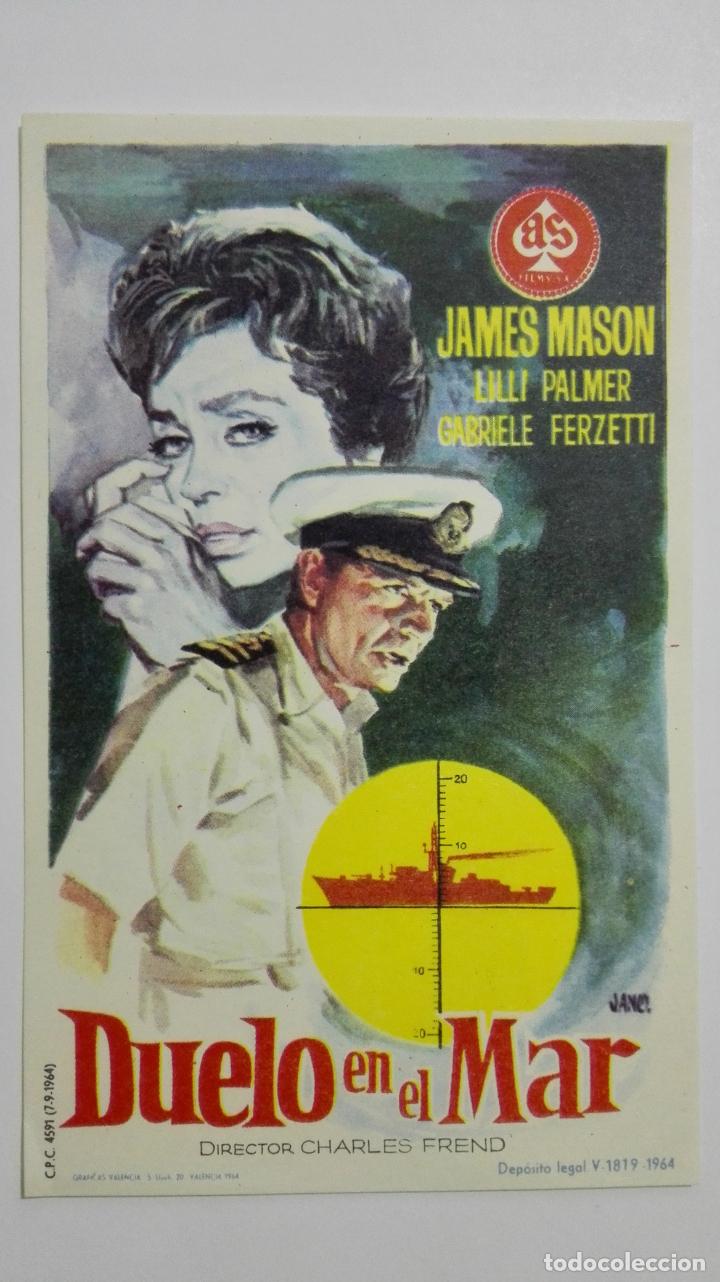  Foglietti di film di film antichi di cinema: FOLLETO DE CINE, DUELO EN EL MAR, A&Ntilde;OS 50, ORIGINAL, SIN PUBLICIDAD