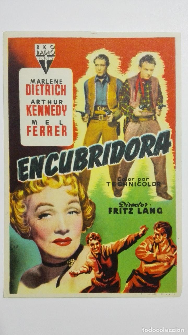 Cine: FOLLETO DE CINE, ENCUBRIDORA, A&Ntilde;OS 60, ORIGINAL, SIN PUBLICIDAD