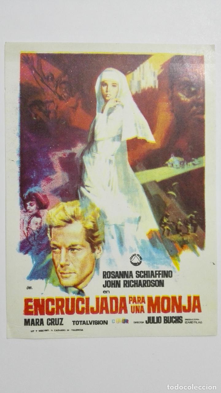 Folhetos de m&atilde;o de filmes antigos de cinema: FOLLETO DE CINE, ENCRUCIJADA PARA UNA MONJA, A&Ntilde;OS 50, ORIGINAL, SIN PUBLICIDAD