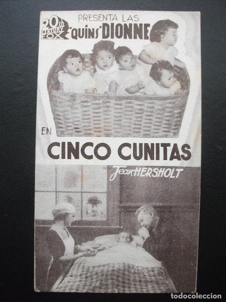 Cine: CINCO CUNITAS, JEAN HERSHOLT - Foto 1