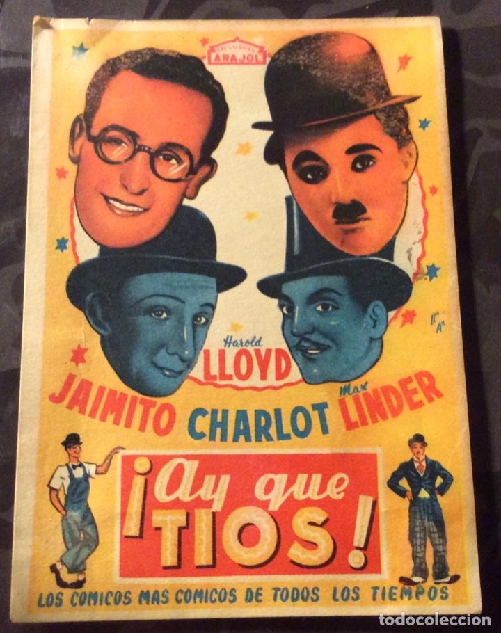Cinema: FOLLETO DE MANO ! AY QUE TIOS !. SIN PUBLICIDAD