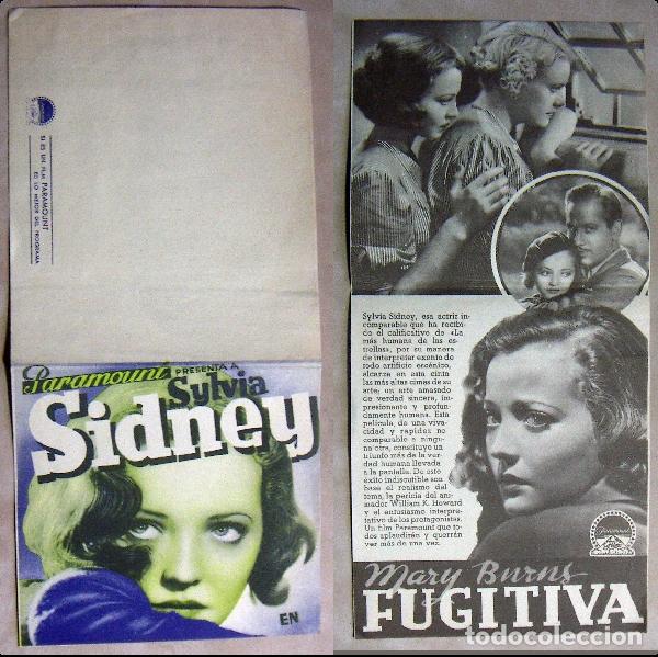 Cine: PROGRAMA DE CINE DOBLE FUGITIVA SIN PUBLICIDAD - Foto 1