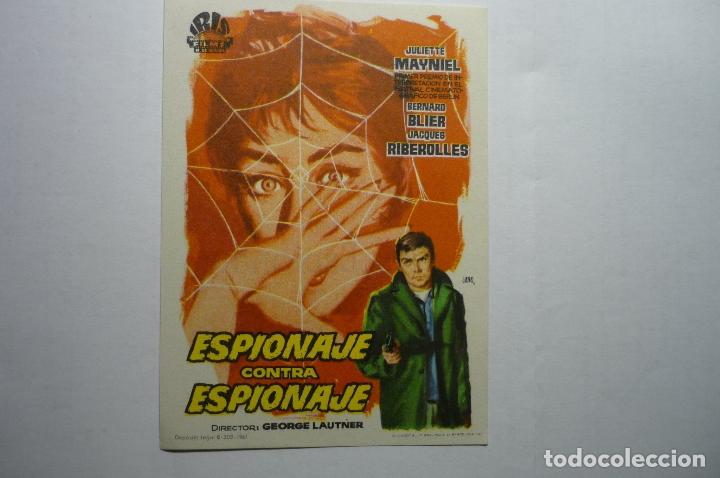 Cine: PROGRAMA ESPIONAJE CONTRA ESPIONAJE -BERNARD BLIER -PUBLICIDAD - Foto 1