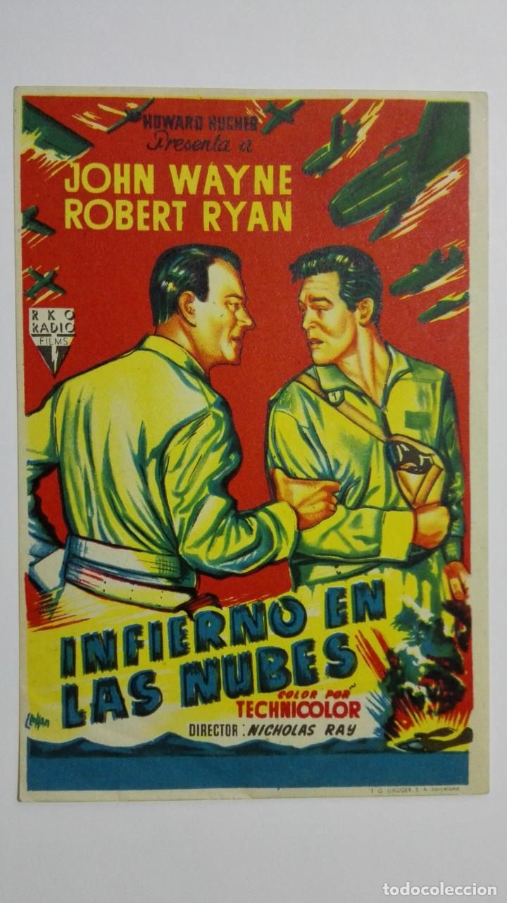 Cinema: PROGRAMA DE CINE, INFIERNO EN LAS NUBES, ORIGINAL, SIN PUBLICIDAD, A&Ntilde;OS 50