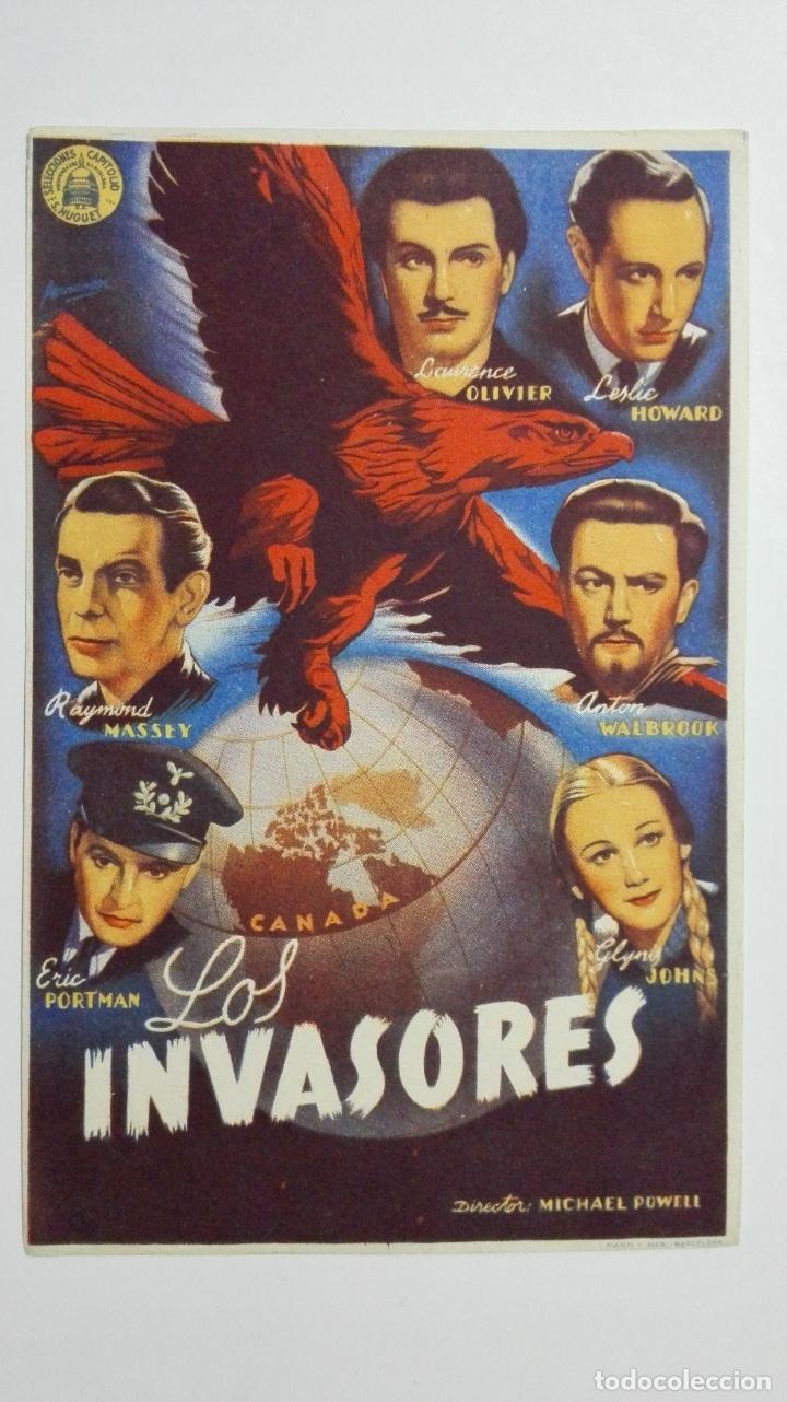Cinema: PROGRAMA DE CINE, LOS INVASORES, ORIGINAL, SIN PUBLICIDAD, A&Ntilde;OS 50