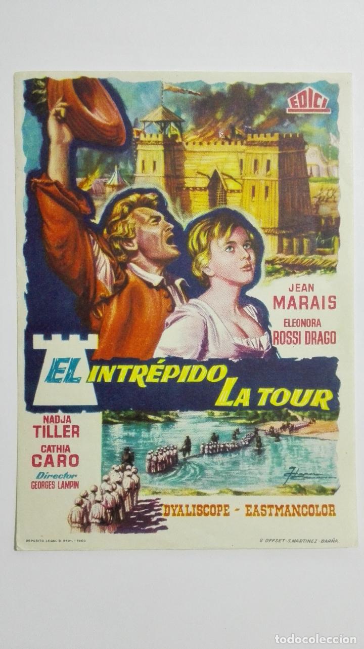 Cinema: PROGRAMA DE CINE, EL INTREPIDO LA TOUR, ORIGINAL, SIN PUBLICIDAD, A&Ntilde;OS 60