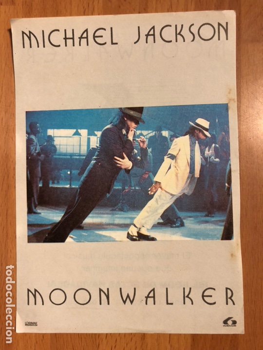 Cine: Programa original moonwalker michael jackson 1994 - Foto 1