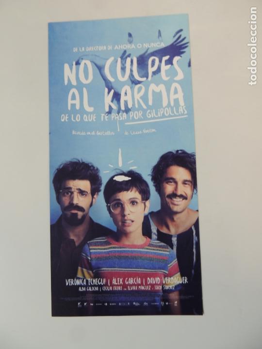 Cinema: no culpes al karma de lo que te pasa por gilipoyas - folleto de mano original invitacion preestreno
