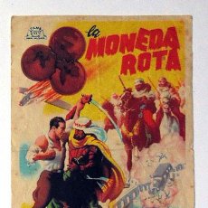 Cine: ALICANTE CINE PROGRAMA SALÓN ESPAÑA ANTIGUO CAPITOL LA MONEDA ROTA Y FANTASÍA DE ESTRELLAS AÑO 1946. Lote 145856766