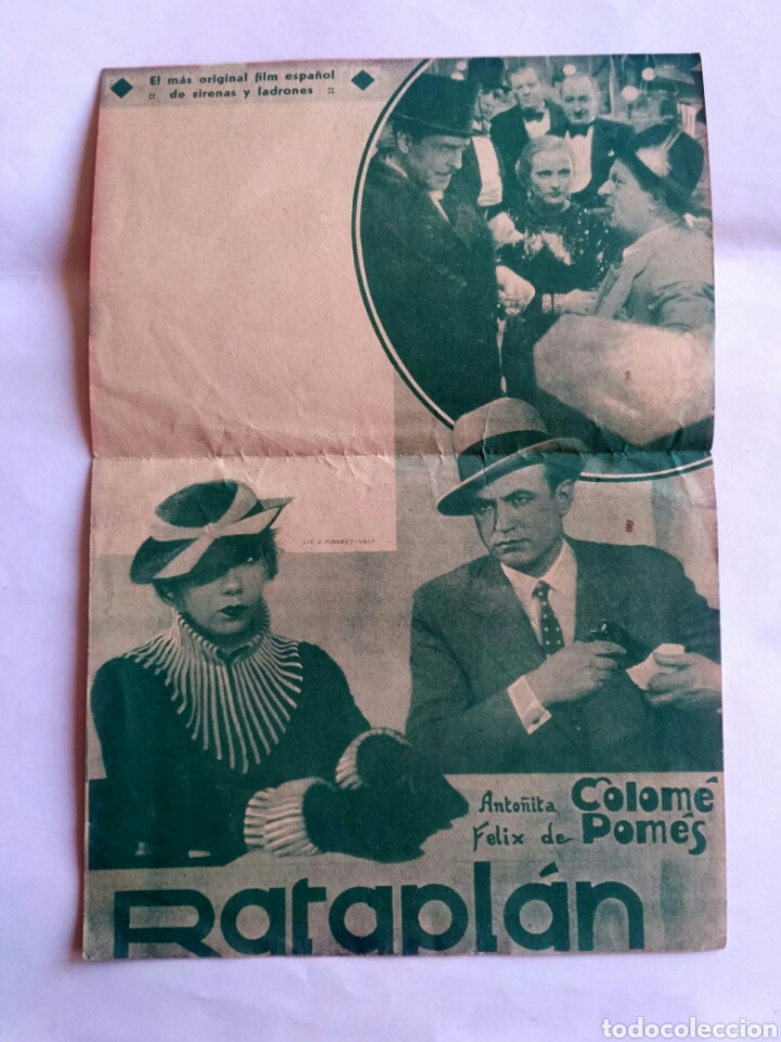 Cine: Programa de cine doble, Ratapl&aacute;n, 1935. - Foto 2