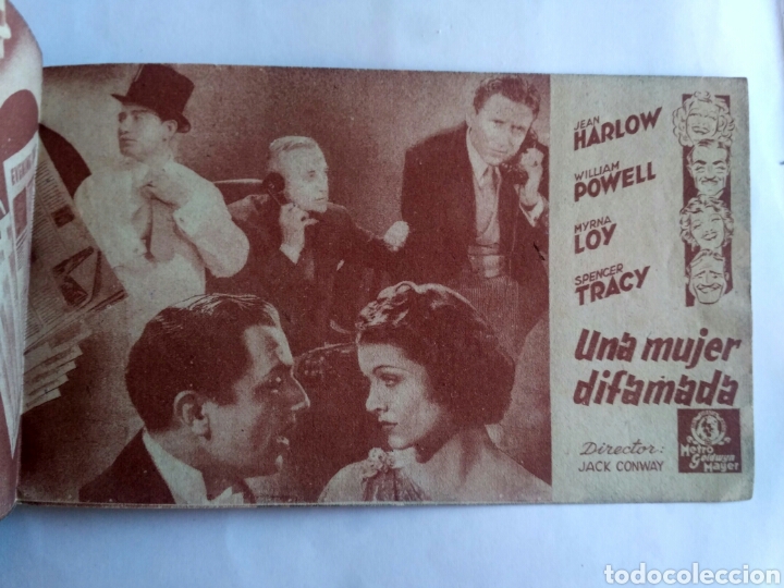 Cine: Programa, folleto de cine, Una mujer difamada. - Foto 2
