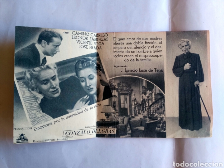 Cine: Programa de cine, folleto, La condesa Mar&iacute;a. - Foto 2