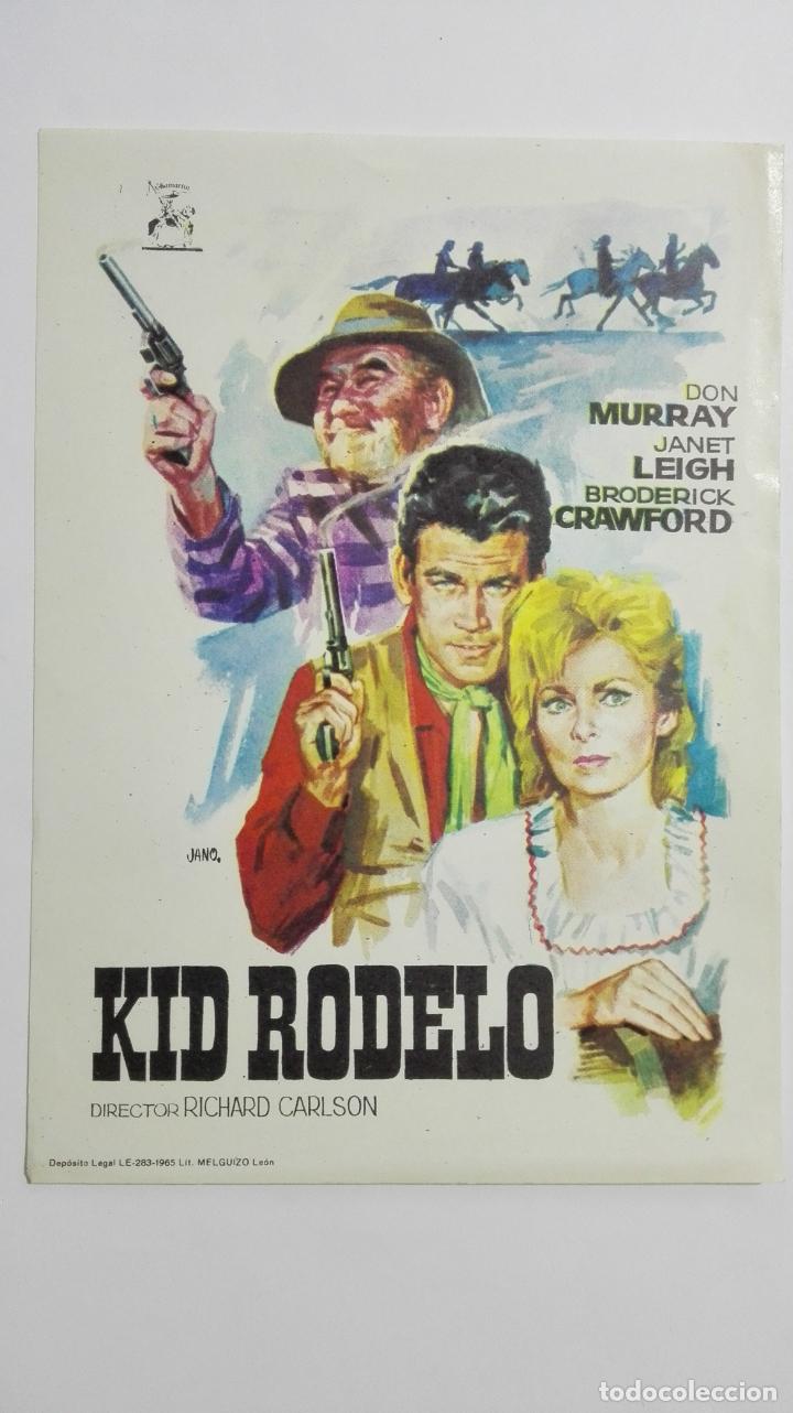 Kino: FOLLETO DE CINE, KID RODELO, ORIGINAL, SIN PUBLICIDAD