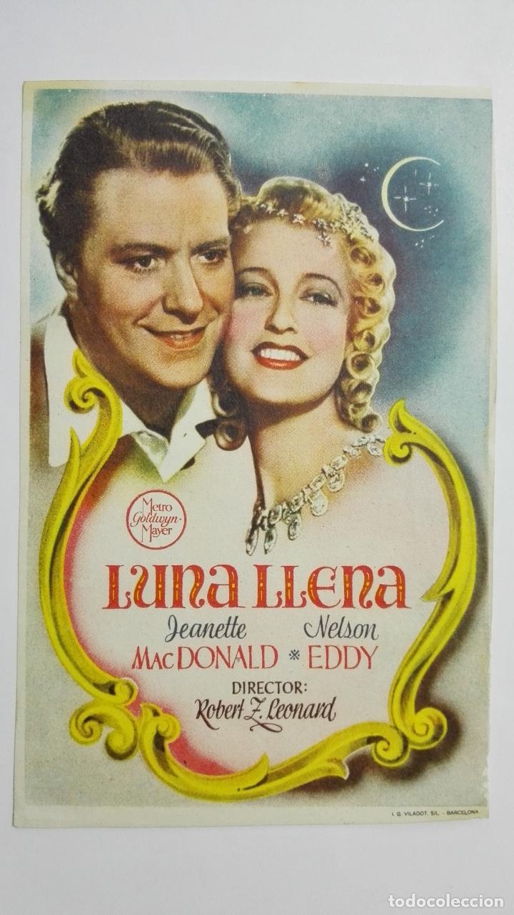 Kino: FOLLETO DE CINE, LUNA LLENA, ORIGINAL, SIN PUBLICIDAD