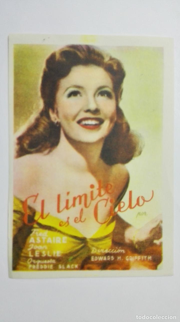 Kino: FOLLETO DE CINE, EL LIMITE ES EL CIELO, ORIGINAL, SIN PUBLICIDAD