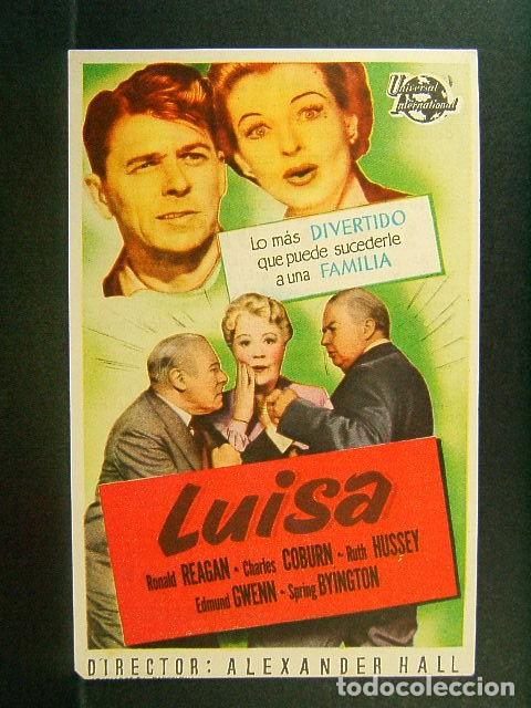 Kino: LUISA-CINE FEMINA-BLANES-ALEXANDER HALL-RONALD REAGAN-CHARLES COBURN-RUTH HUSSEY-(1950)-PERFETO.