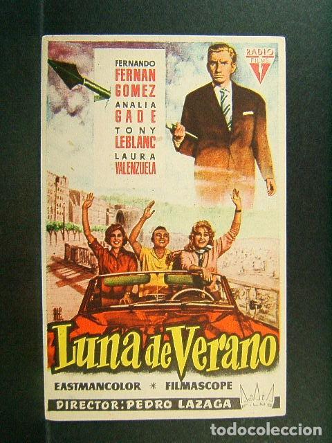 Kino: LUNA DE VERANO-PEDRO LAZAGA-FERNANDO FERNAN GOMEZ-ANALIA GADE-TONY LEBLANC-ILUSTRA ALE-(1958)PERFECT