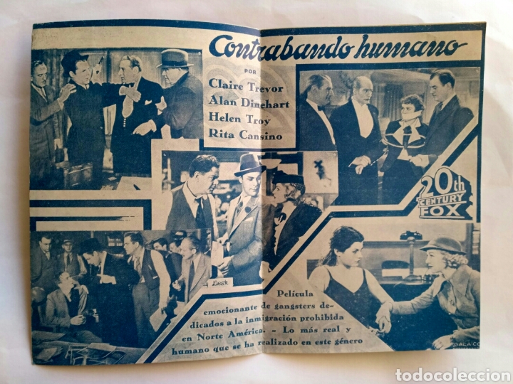 Cine: Programa de cine doble, Contrabando humano. - Foto 2