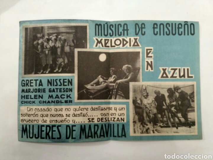 Cine: Programa de cine, Melod&iacute;a en azul. - Foto 3