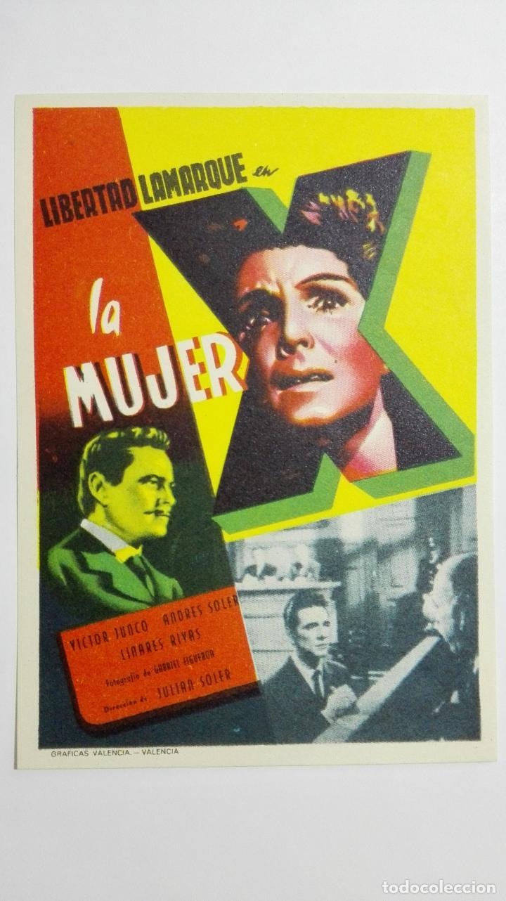 Kino: FOLLETO DE CINE, LA MUJER, ORIGINAL, SIN PUBLICIDAD