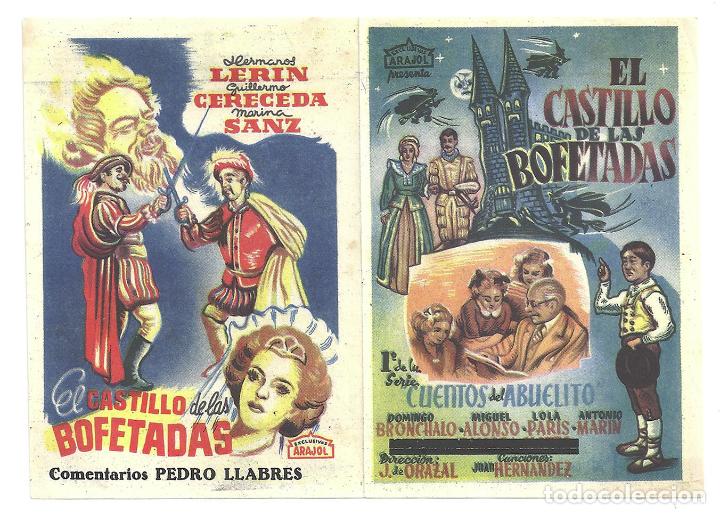Cine: PTCC 032 EL CASTILLO DE LAS BOFETADAS PROGRAMA DOBLE ARAJOL CINE ESPA&Ntilde;OL - Foto 1