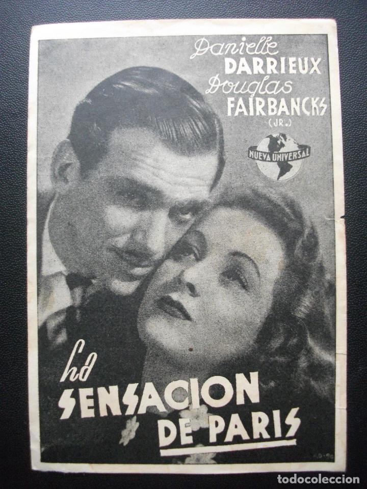 Kino: LA SENSACI&Oacute;N DE PARIS, DANIELLE DARRIEUX, DOUGLAS FAIRBANKS JR.