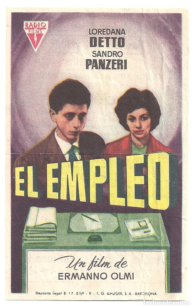 Kino: PTCC 034 EL EMPLEO PROGRAMA SENCILLO RADIO FILMS LOREDANA DETTO SANDRO PANZERI