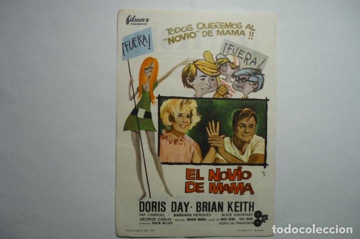 Cine: PROGRAMA EL NOVIO DE MAMA -DORIS DAY - PUBLICIDAD