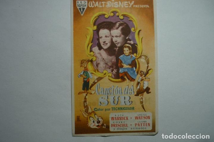 Cine: programa cancion del sur.- disney publicidad - Foto 1